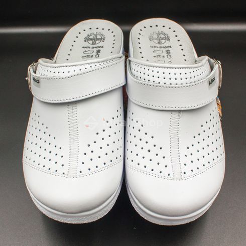 Фото Жіночі шкіряні сабо Adaco 812sr білі 812sr-white-36 6