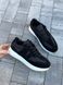 Czarne zamszowe sneakersy damskie z wstawkami z tkaniny przeciwdeszczowej 37 (24 cm)