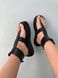 Skórzane sandały damskie czarne 36 (23 cm)
