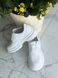 Лофери жіночі шкіряні білого кольору на шнурках 36 (23,5 см)