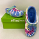 Крокси Classic Lined Tie Dye Powder Blue/Multi, розмір 36