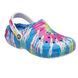 Крокси Classic Lined Tie Dye Powder Blue/Multi, розмір 36