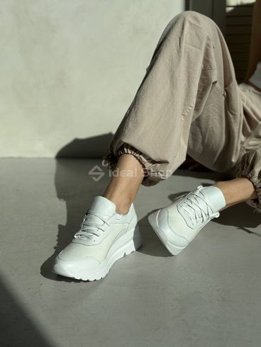 Кросівки жіночі шкіряні білі 41 (27 см)