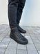 Męskie skórzane buty zimowe czarne 40 (26.5 cm)