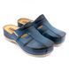 Женские тапочки сабо кожаные Leon 925, размер 37, blue
