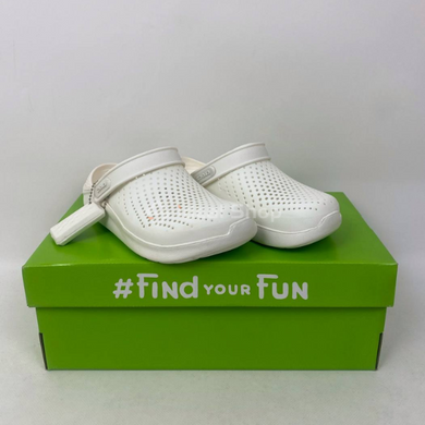 Кроксы LiteRide Clog White, размер 39
