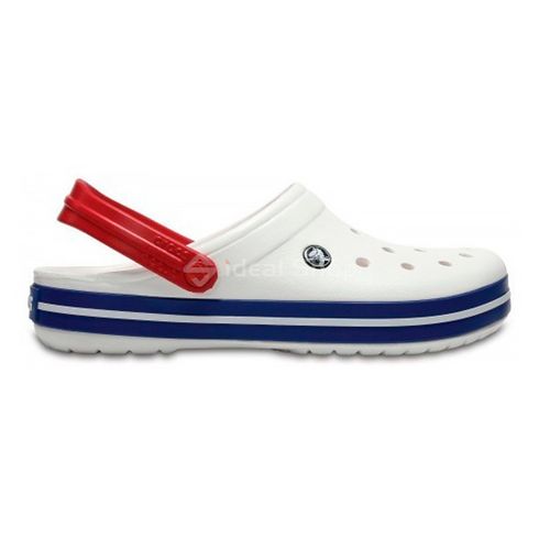 Сабо Крокси Crocs Crocband WHITE/BLUE JEAN, розмір 43