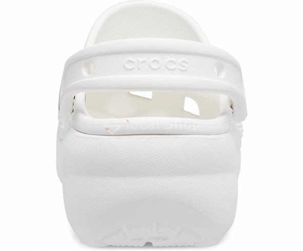Кроксы Classic Platform White, размер 36