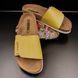 Шлепанцы женские кожаные Leon Mia II Orlando, 4022 размер 36, yellow