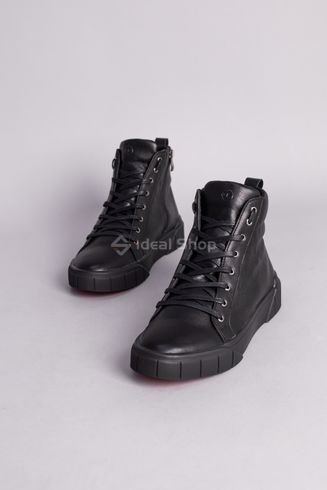 Фото Ботинки мужские кожаные черные зимние 6806з/41 2