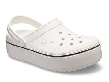Кроксы Crocband Platform White, размер 37