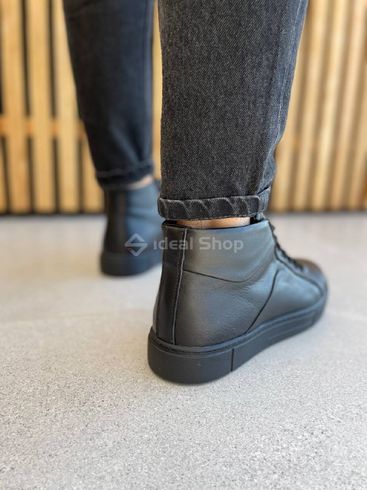 Фото Ботинки мужские кожаные черные зимние 7943з/41 10