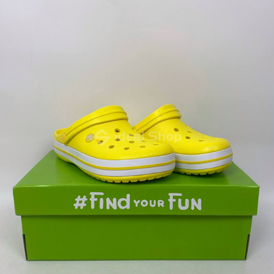 Крокси Crocband Lemon/White, розмір 36