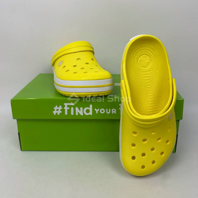 Крокси Crocband Lemon/White, розмір 36