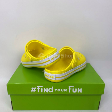 Крокси Crocband Lemon/White, розмір 36