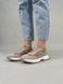 Sneakersy damskie zamszowe beżowe ze skórzanymi i siateczkowymi wstawkami 36 (23,5 cm)