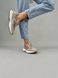 Кросівки жіночі замшеві бежеві зі вставками шкіри та сітки 36 (23,5 см)