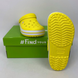 Крокси Crocband Lemon/White, розмір 36