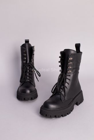Фото Ботинки женские кожаные черные демисезонные 5577-2д/36 8