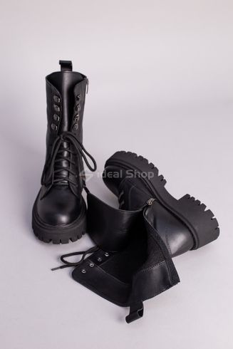 Фото Ботинки женские кожаные черные демисезонные 5577-2д/36 10