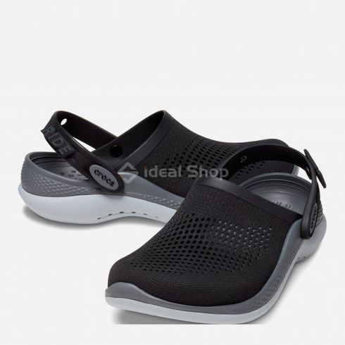 Крокси LiteRide 360 Black/Slate Grey, розмір 43