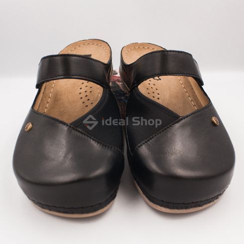 Фото Жіночі сабо шкіряні Leon Ruby, 953, чорні 953-black-37 5