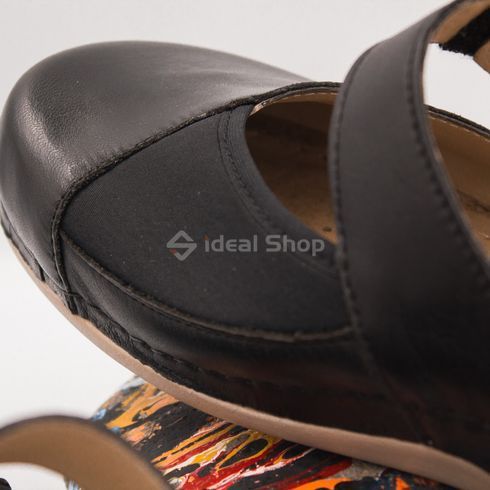 Фото Жіночі сабо шкіряні Leon Ruby, 953, чорні 953-black-37 15