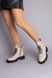 Damskie skórzane beżowe buty zimowe 36 (23,5 cm)