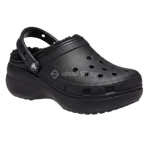 Кроксы Classic Platform Lined Black, размер 36