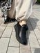 Кросівки жіночі шкіряні чорні з перфорацією 37 (24 см)