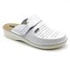 Skórzane buty męskie Leon V230M, białe, rozmiar 41