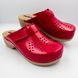 Сабо женские кожаные Leon Klasik V, 161,размер 40, красный