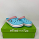 Кроксы Crocband Ice Blue/White, размер 36
