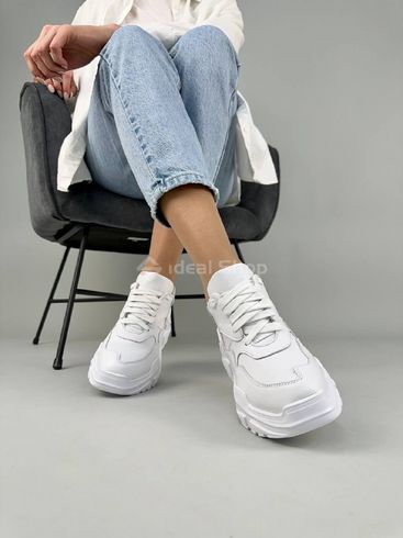 Кросівки жіночі шкіряні білі 36 (23,5 см)