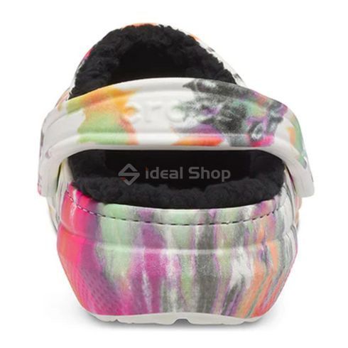Кроксы Classic Lined Tie Dye Multi/Black, размер 36
