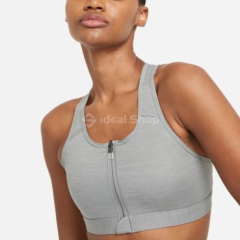 Top damski NIKE W NK DF SWSH ZIP FRONT BRA DD1205-073 - XS