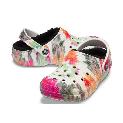 Кроксы Classic Lined Tie Dye Multi/Black, размер 36