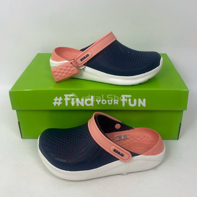 Кроксы LiteRide Clog Navy/Melon, размер 40-41