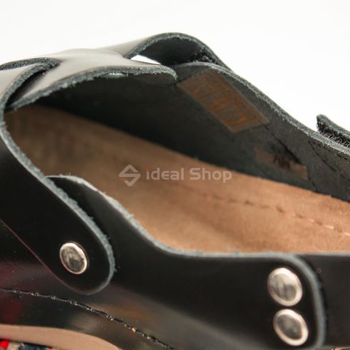Фото Мужские сандалии сабо кожаные Leon 701M 701M-black 14