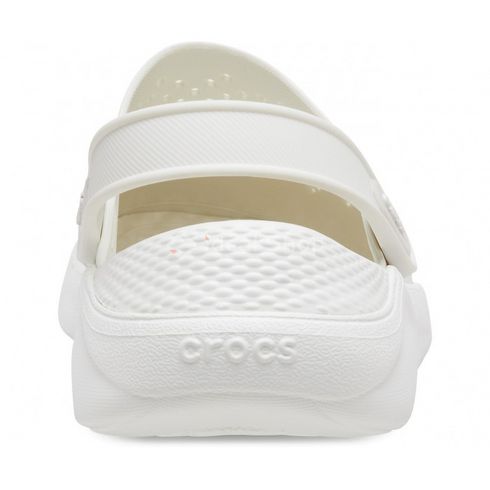 Сабо Кроксы Crocs LiteRide™ Clog Almost White (белые), размер 44
