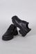 Skórzane buty damskie czarne ze sznurówkami 39 (25.5 cm)