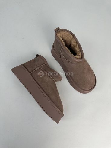 Damskie zamszowe krótkie buty Uggs w kolorze kakaowym 40 (25.5 cm)