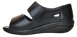 Damskie sandały ortopedyczne dla szerokich stóp 22-005, czarne, rozmiar 36