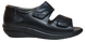 Сандалі жіночі ортопедичні на широку ногу 22-003, чорні, розмір 36