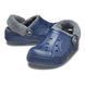 Крокси Baya Lined Fuzz Strap Navy/Grey, розмір 36