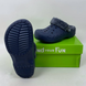 Крокси Baya Lined Fuzz Strap Navy/Grey, розмір 36