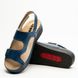 Damskie sandały skórzane Leon Nora III, rozmiar 37, blue