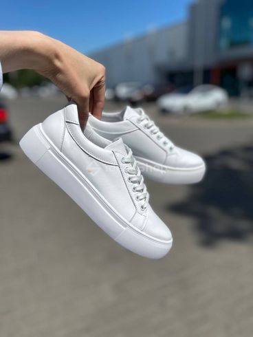 Sneakersy damskie skórzane białe 36 (23,5 cm)