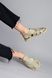 Damskie skórzane sandały w kolorze khaki 36 (23 cm)