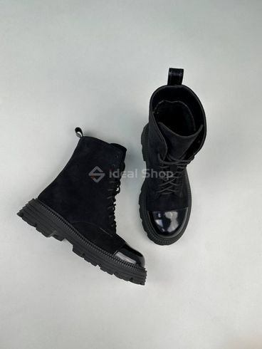 Foto Damskie zamszowe czarne buty zimowe 5521-1з/40 12